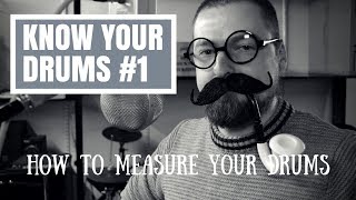 How to measure your drums  Know your drums by Drumshack 1 [upl. by Muriel]