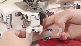 Toyota Overlocker  How to Thread [upl. by Marilyn998]