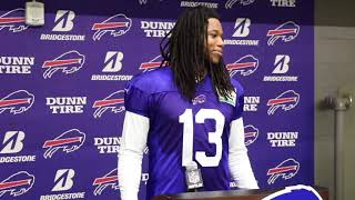 Buffalo Bills Kelvin Benjamin speaks after practice [upl. by Browne]