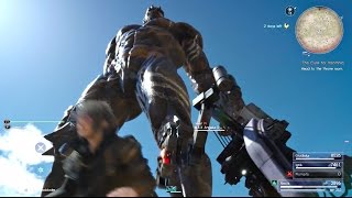 FINAL FANTASY XV  MAX Angelus0 Boss Fight amp Titan Summon l Hardest Superboss In FF15 l PS4 Pro [upl. by Felicio]