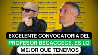 Excelente convocatoria del profesor Becaccece es lo mejor que tenemos [upl. by Stoops912]