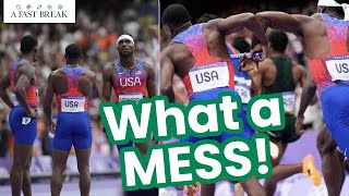 US Mens 4x100 Relay Fail to Medal at Olympics AGAIN What Went Wrong [upl. by Cam]