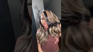 eullair Body Wave Balayage Highlights P1B Blonde Highlight Color Lace Frontal Wig [upl. by Mala]