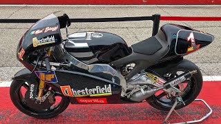 Aprilia Racing RS 250 Max Biaggi 1995  black Aprilia from golden 2stroke times [upl. by Noyart]