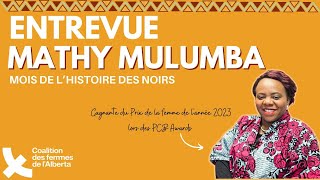 MOIS DE LHISTOIRE DES NOIRS  Entrevue Mathy Mulumba [upl. by Kaila]