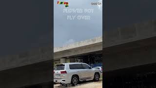 The Flowerpot Flyover Project A Drones View of Ghanas Infrastructure Progressing 🇬🇭 ghana accra [upl. by Yrennalf]