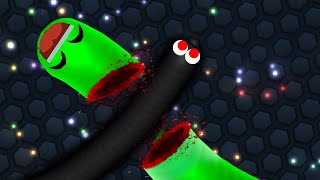 Slitherio Hacker Joins The Game  Epic Slitherio Gameplay [upl. by Macleod846]