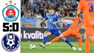 SLOVAN BRATISLAVA VS NK CELJE 2PREDKOLO LIGY MAJSTROV 2024 2ZÁPAS [upl. by Aynotak472]