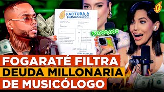 FOGARATÉ FILTRA DEUDA MILLONARIA DE MUSICÓLOGO “ANA CAROLINA HABLA SOBRE VERGÜENZA EN DISCOTECA” [upl. by Bevvy]