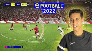 JOGANDO O NOVO EFOOTBALL 2022 PELA PRIMEIRA VEZ NOVO PES 2022 MELHOR QUE FIFA 2022 [upl. by Dorn359]