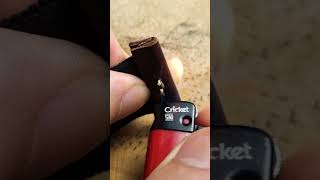 HANDMADE leather zipper pouch leather sewing leathercrafter asmrvideo asmr leathercraft diy [upl. by Fogg]