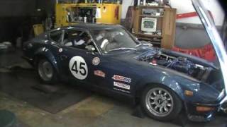 1971 Datsun 240z dyno L28 triple Mikuni [upl. by Haslam]