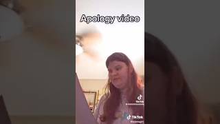 Apology video tiktokcringe [upl. by Libbna]