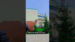 World 🌍 travel by cycle 🚲 youtubeshorts solotravel cycling [upl. by Iccir586]