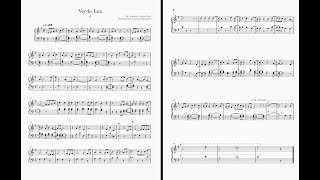 Verde luz para pianosheet – Antonio Caban Vale [upl. by Buonomo589]