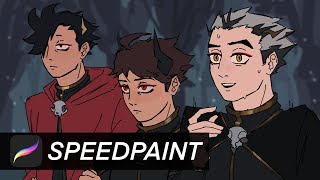 Final Haikyuu Quest  Mini comic 💭 SpeedPaint [upl. by Minica984]