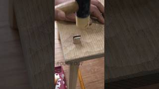 How to make wooden wedges for a stool shorts woodworking [upl. by Stanley]