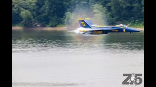 Blue Angels Sneak Pass  Owensboro Airshow 2021 [upl. by Leen]