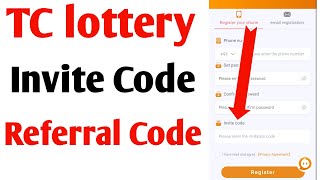 tc game referral code  Tc lottery recommendation code  tc game referral code  tc game code [upl. by Emearg]