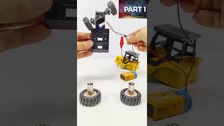 RC tractor powered by DC MotorMaking RC Mini tractor How To Make RC Mini tractor DC Motor Part 1 [upl. by Eloc]