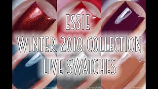 ESSIE  WINTER 2017 COLLECTION  LIVE SWATCHES [upl. by Montgomery813]