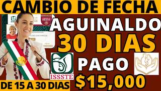 🚨PAGAN 30 DIAS DE AGUINALDO POR PRIMERA VEZ PRESIDENTA REFORMA💰PENSIÓN IMSS ISSSTE ADULTOS MAYORES📈 [upl. by Gierc398]