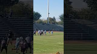 Celestino kaine Hand off run Breaking tackles Washington union vs coalinga 101924 [upl. by Katsuyama785]