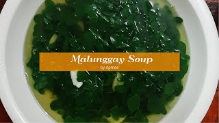 Easy Malunggay Soup Recipe [upl. by Hairym942]