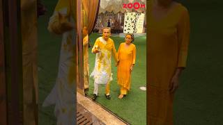 Anil Ambani amp Tina Ambani LEAVE with Haldi on their face amp body post attending AnantRadhikas Haldi [upl. by Atterehs]