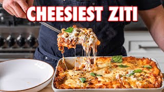 The Cheesiest Baked Pasta Ever Baked Ziti 2 Ways [upl. by Eimerej342]