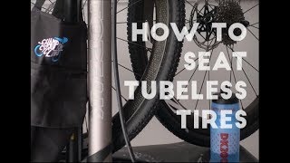 HOW TO SEAT TUBELESS TIRES [upl. by Meehaf]