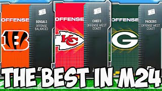 The BEST Offensive Playbooks In Madden 24 [upl. by Laughton482]