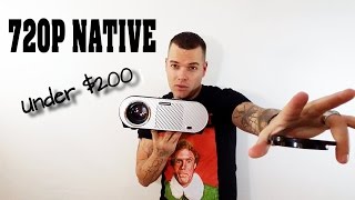 Best 720p Projector Under 200 2017 New 720p Native Projector [upl. by Ennahgem]