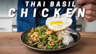 1 Pan Thai Basil Chicken in 25 minutes Pad Ka Prao  Weeknighting [upl. by Azral223]