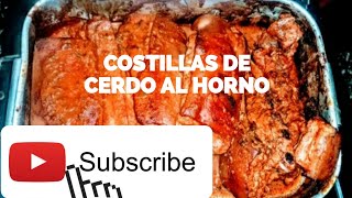 Como Hacer Costillas de Cerdo al Horno deliciosasquot👨‍🍳  comida peruana 🇵🇪 [upl. by Nylicaj999]