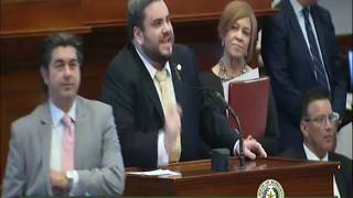 House Chamber  SB 1566 Am 3 Rep Stickland Speaks in Opposition  May 24 2017 [upl. by Onig]