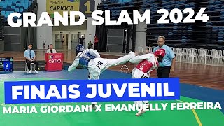 Grand Slam 2024 Finais Juvenil  Maria Giordani x Emanuelly Ferreira 55kg [upl. by Nikolaos]