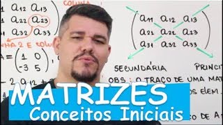 🔴MATRIZES Conceitos Iniciais [upl. by Ebneter443]