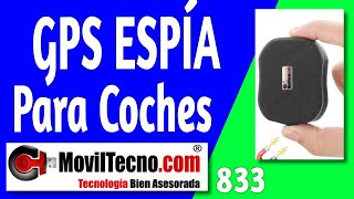 ✅ Localizador GPS Coche SIN instalación 【✔️ MovilTecno 833 】 [upl. by Quintina707]