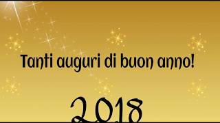 Video AUGURI di buon anno  Buon 2018 [upl. by Femi]