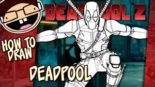 How to Draw DEADPOOL Deadpool 2  Narrated Easy StepbyStep Tutorial [upl. by Politi]