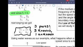 Physics 20 Unit D Lesson 27 Waves in Two Dimensions [upl. by Haggerty]