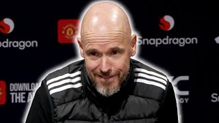 🔴 LIVE  Erik ten Hag and Thomas Frank postmatch press conference  Manchester United 21 Brentford [upl. by Estren]