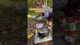 Trying a Butane Stove iliveinatesla camping campcooking vanlife [upl. by Aicinet454]