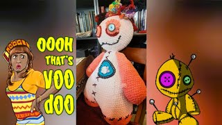 How To Crochet a Large Cute amp Creepy Poppet Voodoo Rag Doll [upl. by Leona]