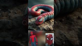 Superheroes but Worm 💥 Marvel amp DCAll Characters marvel avengersshorts [upl. by Anod359]