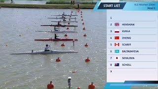 VL3 Women 200m  Heat II  2024 ICF Paracanoe World Championships [upl. by Garreth]