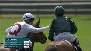 Lovely scenes Tom Marquand congratulates wife Hollie Doyle on her first Classic win [upl. by Acquah849]