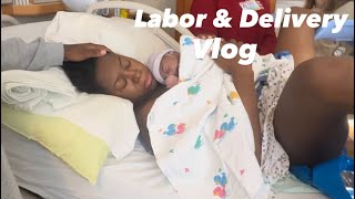 Labor amp Delivery Vlog 2024  40 weeks🤰🏽🩵 [upl. by Krysta122]