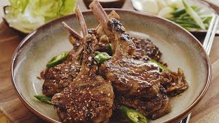 Bulgogi Lamb Chops  韩式酱汁烤羊排 [upl. by Andromada]